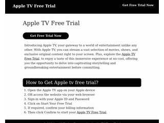 Apple TV Free Trial | Get 3 months of Apple TV+ for free