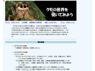 クモの世界を覗いてみよう
