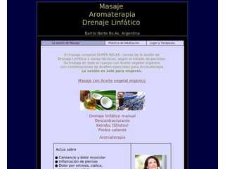 Masaje Drenaje Linfatico + Aromaterapia en Barrio Norte Capital Federal Argentina