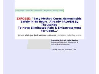 Cure Hemorrhoids