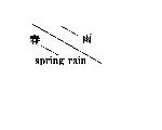 春spring rain雨