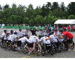 障害者スポーツ　応援　北海道前向き　ボランティアチーム