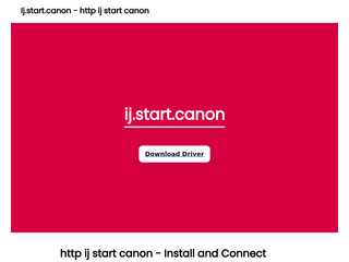 Ij.start.canon - http ij start canon - Install and Connect Canon Printer