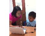 フィリピンのセブ島で子供も大人も英語の勉強
