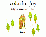 colorful joy - lily's sweden life