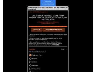 CHEAT HACK NEKO383 GAME MOBA ONLINE