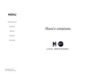 Haru's creations