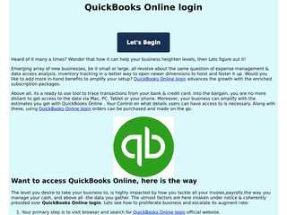 QuickBooks Online login