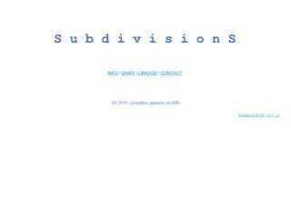 SubdivisionS