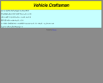 Vehicle craftsman