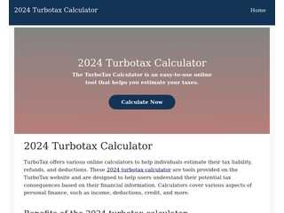 2024 Turbotax Calculator