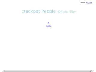 crackpot People -web site-