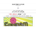 ELECTRIC LUNCH OFFICIAL WEB SITE