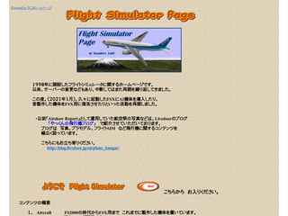Flight Simulator Page