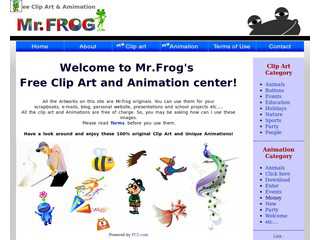 Mr.Frog\'s Free Clip Art & Animation