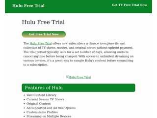 Hulu Free Trial | How to Get a Hulu Free Trial