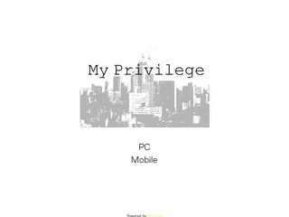 My Privilege official website