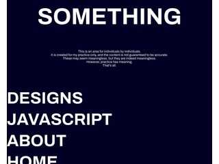 SOMETHING