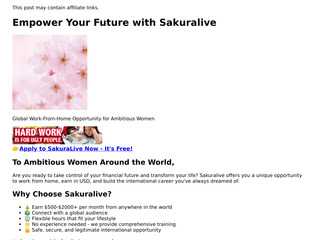 Transform Your Future with Sakuralive - Filipina Success Stories