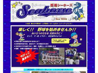 軟式少年野球チーム　西湘シーホース