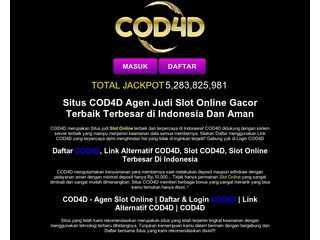 COD4D: Daftar Situs Judi Slot Online Terbaik | Login COD4D Judi Online Terpercaya
