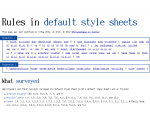 Rules in default style sheets