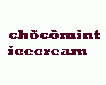 chocomint icecream