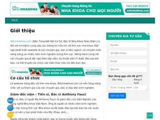 Wiki Nha Khoa - N?n T?ng K?t N?i C? S?, Bác Sĩ Nha Khoa Toàn Di?n