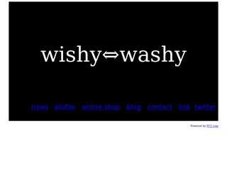 wishy⇔washy